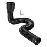 Maxbell 2xRain Gutter Downspout Extension 18.5-59inch Diverter for Rainwater Drainage