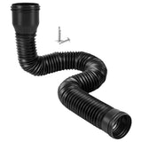 Maxbell 2xRain Gutter Downspout Extension 18.5-59inch Diverter for Rainwater Drainage