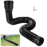 Maxbell 2xRain Gutter Downspout Extension 18.5-59inch Diverter for Rainwater Drainage