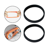 Maxbell Maxbell 2 Pieces Planer Drive Belts Accessories for 82mm Electric Planer Wood Workings Rubber