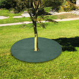 Maxbell Maxbell 10 Pieces Tree Weeding Barrier Mats Tree Protector Mats for Landscaping Tree Diameter 32cm