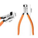 Maxbell 90 Degree Right Angle End Cutting Pliers Hand Tool for Crafting Wire Cutting