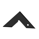 Maxbell Right Angle Ruler Table Saw Angle Ruler Aluminum Alloy Sturdy Triangle Ruler Black