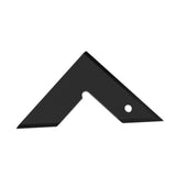 Maxbell Right Angle Ruler Table Saw Angle Ruler Aluminum Alloy Sturdy Triangle Ruler Black