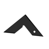 Maxbell Right Angle Ruler Table Saw Angle Ruler Aluminum Alloy Sturdy Triangle Ruler Black