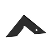 Maxbell Right Angle Ruler Table Saw Angle Ruler Aluminum Alloy Sturdy Triangle Ruler Black