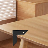 Maxbell Right Angle Ruler Table Saw Angle Ruler Aluminum Alloy Sturdy Triangle Ruler Black