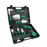 Maxbell Gardening Hand Tools Digging Weeding Outdoor Yard Vegetable Garden Tools Set 10Pcs 38x28x7cm