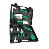 Maxbell Gardening Hand Tools Digging Weeding Outdoor Yard Vegetable Garden Tools Set 10Pcs 38x28x7cm