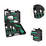 Maxbell Gardening Hand Tools Digging Weeding Outdoor Yard Vegetable Garden Tools Set 10Pcs 38x28x7cm