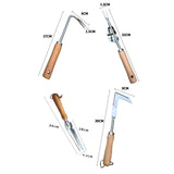 Maxbell 4 Pieces Crevice Weeding Tool Portable Crack Weeder for Driveway Garden