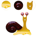 Maxbell Metal Snail Statue Cartoon Metal Yard Art for Lawn Courtyard Backyard
