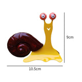 Maxbell Metal Snail Statue Cartoon Metal Yard Art for Lawn Courtyard Backyard