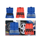 Maxbell 5Pcs Impact Twist Socket Tool Kit Portable Professional with Nut Removal Bar Blue Box