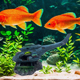 Maxbell Maxbell Aquarium Plane Wreck Statue Crafts Artwork Multi Porous Fish Tank Decoration