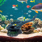 Maxbell Maxbell Aquarium Plane Wreck Statue Crafts Artwork Multi Porous Fish Tank Decoration