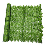 Maxbell Artificial Leaf Privacy Fence Wall Screen Faux Vine Leaf Decoration for Yard Light Green 0.5x3m