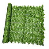 Maxbell Artificial Leaf Privacy Fence Wall Screen Faux Vine Leaf Decoration for Yard Light Green 0.5x3m