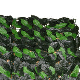 Maxbell Artificial Leaf Privacy Fence Wall Screen Faux Vine Leaf Decoration for Yard Dark Green 0.5x3m