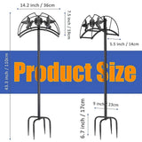Maxbell Garden Water Hose Storage Organizer Hose Storage Stand for Yard Outside Lawn 110cmx36cm