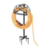 Maxbell Garden Water Hose Storage Organizer Hose Storage Stand for Yard Outside Lawn 107.5cmx10cm
