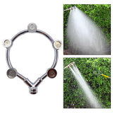 Maxbell Agriculture Sprayer Nozzle Misting Spray Nozzle for Lawn Greenhouse Backyard 5 Heads 10cmx13cm