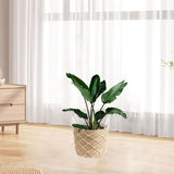 Maxbell Floor Planter Stand Space Saving Flower Stand for Patio Indoor Outdoor Decor M
