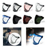 Maxbell Full Face Shield Grinding Face Shield for Cutting Construction Weeds Whacking Black and Clear