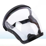 Maxbell Full Face Shield Grinding Face Shield for Cutting Construction Weeds Whacking Black and Clear