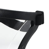 Maxbell Full Face Shield Grinding Face Shield for Cutting Construction Weeds Whacking Black and Clear