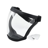 Maxbell Full Face Shield Grinding Face Shield for Cutting Construction Weeds Whacking Black and Clear