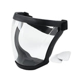 Maxbell Full Face Shield Grinding Face Shield for Cutting Construction Weeds Whacking Black and Clear