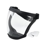 Maxbell Full Face Shield Grinding Face Shield for Cutting Construction Weeds Whacking Black and Clear