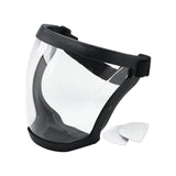 Maxbell Full Face Shield Grinding Face Shield for Cutting Construction Weeds Whacking Black and Clear