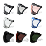 Maxbell Full Face Shield Grinding Face Shield for Cutting Construction Weeds Whacking Black and Clear