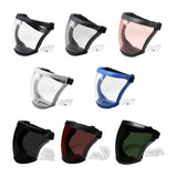 Maxbell Full Face Shield Grinding Face Shield for Cutting Construction Weeds Whacking Black and Clear