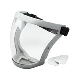 Maxbell Full Face Shield Grinding Face Shield for Cutting Construction Weeds Whacking Gray and Clear