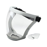 Maxbell Full Face Shield Grinding Face Shield for Cutting Construction Weeds Whacking Gray and Clear