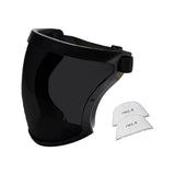 Maxbell Full Face Shield Grinding Face Shield for Cutting Construction Weeds Whacking Dark Gray