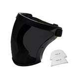 Maxbell Full Face Shield Grinding Face Shield for Cutting Construction Weeds Whacking Dark Gray