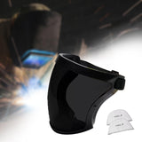 Maxbell Full Face Shield Grinding Face Shield for Cutting Construction Weeds Whacking Dark Gray