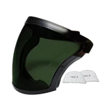 Maxbell Full Face Shield Grinding Face Shield for Cutting Construction Weeds Whacking Dark Green
