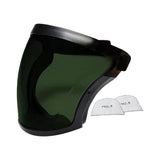 Maxbell Full Face Shield Grinding Face Shield for Cutting Construction Weeds Whacking Dark Green