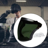 Maxbell Full Face Shield Grinding Face Shield for Cutting Construction Weeds Whacking Dark Green