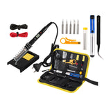 Maxbell Soldering Iron Set EU Adapter Home Manual Tool for Embossing Carving Welding Black