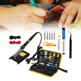Maxbell Soldering Iron Set EU Adapter Home Manual Tool for Embossing Carving Welding Black