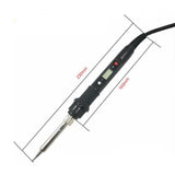 Maxbell Soldering Iron Set EU Adapter Home Manual Tool for Embossing Carving Welding Black