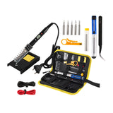 Maxbell Soldering Iron Set US Adapter Multipurpose 80W for Carving Welding Repairing Black