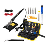 Maxbell Soldering Iron Set US Adapter Multipurpose 80W for Carving Welding Repairing Black