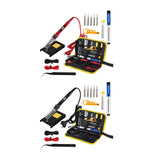 Maxbell Soldering Iron Set US Adapter Multipurpose 80W for Carving Welding Repairing Black